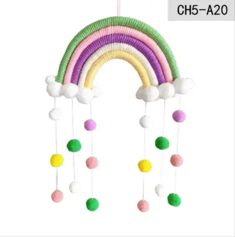 Woven Rainbow Hanging Decoration - IllumiWaveWoven Rainbow Hanging Decoration IllumiWave