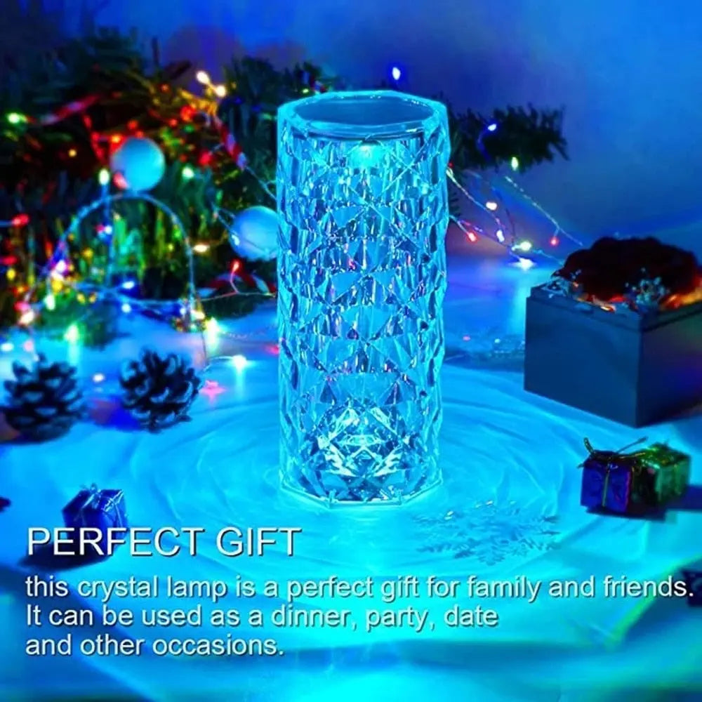 LED Crystal Table Lamp IllumiWave
