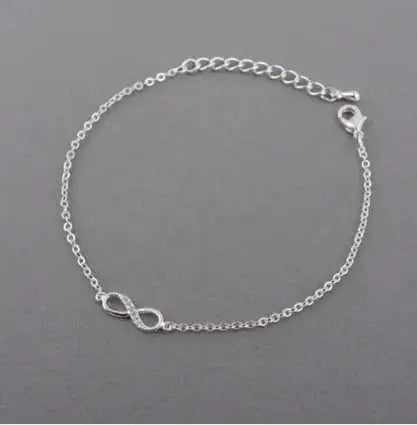 Eight point diamond collar clavicle chain bracelet IllumiWave
