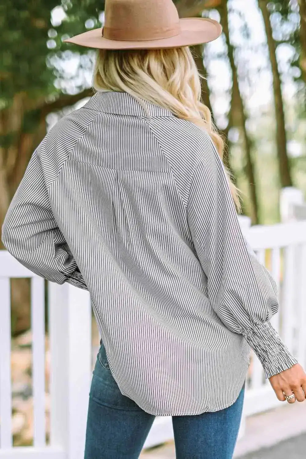 Fernanda Lantern Sleeve Shirt - IllumiWaveFernanda Lantern Sleeve Shirt IllumiWave