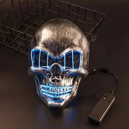 LED Skull Mask - Halloween Cosplay LED Mask IllumiWave