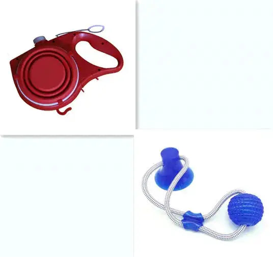 Pet Supplies With Water Bottle, Cup, Pet Rope IllumiWave