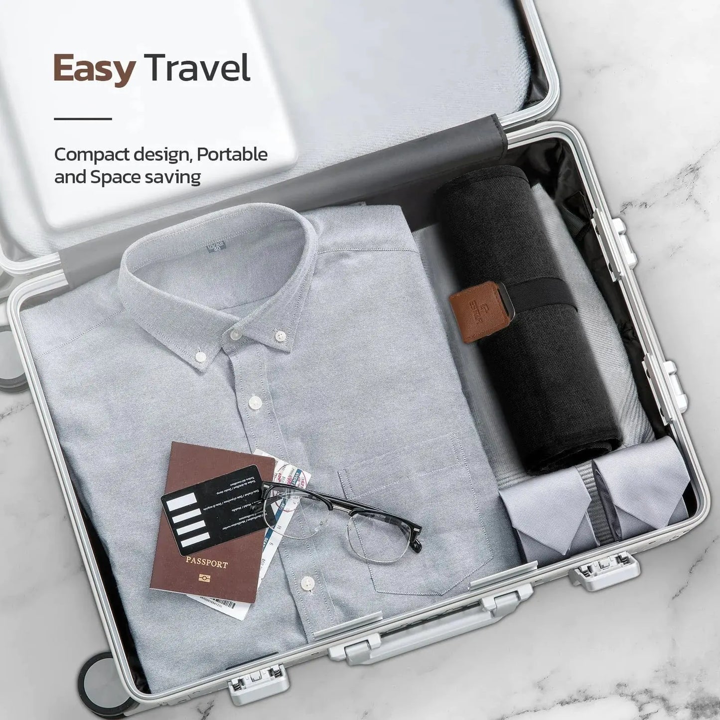 Men's Portable Reel Wash Bag Travel Buggy Bag IllumiWave