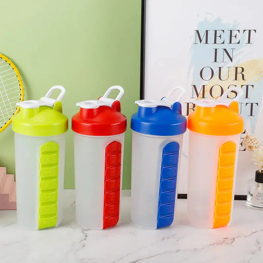 2-in-1 Pill Box & Shaker Bottle - IllumiWave2-in-1 Pill Box & Shaker Bottle IllumiWave