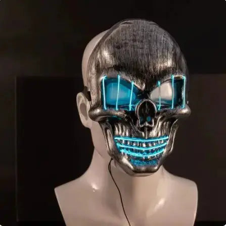 LED Skull Mask - Halloween Cosplay LED Mask IllumiWave