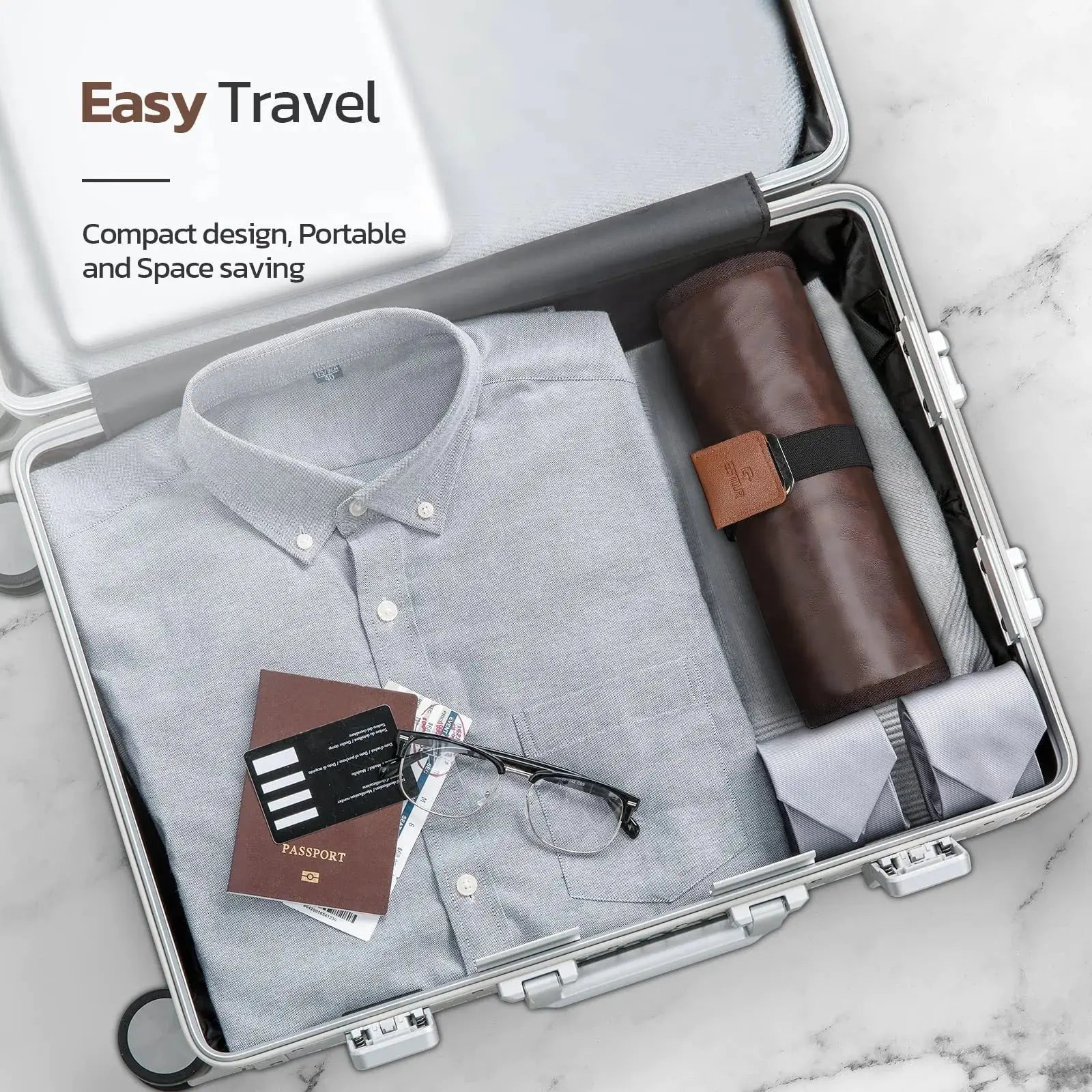 Men's Portable Reel Wash Bag Travel Buggy Bag IllumiWave