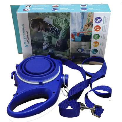 Pet Supplies With Water Bottle, Cup, Pet Rope IllumiWave