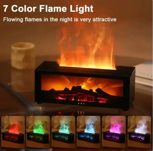 Flame Aromatherapy Machine Colorful Essential Oil Diffuser IllumiWave