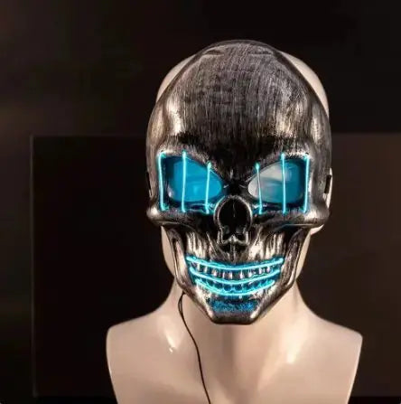 LED Skull Mask - Halloween Cosplay LED Mask IllumiWave